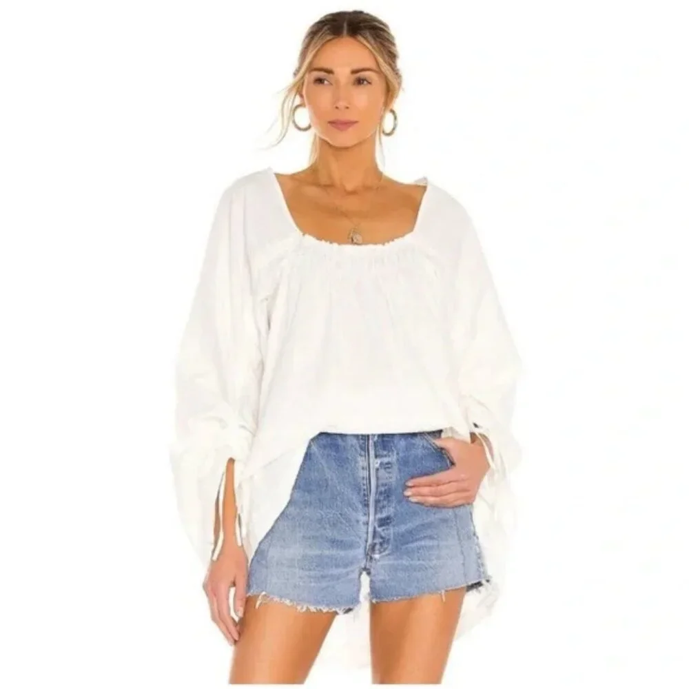 Free People Brynn Puff Long Sleeve Tunic